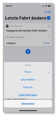 | Fahrtenbuch Automation | 
