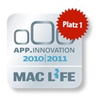1. Platz Mac Life App Innovation 2010 / 2011